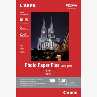 Canon 10x15 Photo Paper Plus Semi-Gloss Satin SG-201
