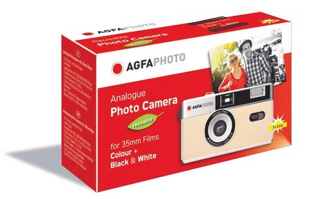 Agfaphoto Reusable Photo Camera beige