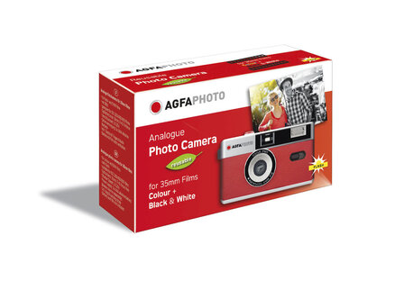 Agfaphoto Reusable Photo Camera red