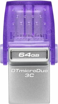 Kingston DataTraveler MicroDuo 64gb USB-A+USB-C