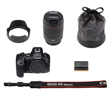 Canon EOS R6 Mark II body + RF 24-105mm F/4 L IS USM