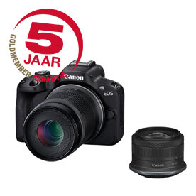 Canon EOS R50 ZWART + RF-S 18-45 IS STM + 55-210mm IS STM