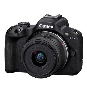 Canon EOS R50 ZWART + RF-S 18-45 IS STM