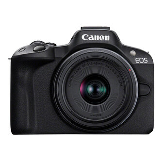 Canon EOS R50 ZWART + RF-S 18-45 IS STM