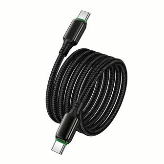 Hoco 60W kabel USB-C naar USB-C nylon