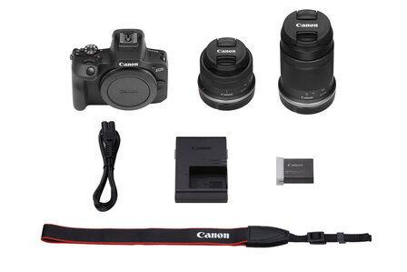 Canon EOS R100 + RF-S 18-45 IS STM + RF-S 55-210mm F/5-7.1 IS STM