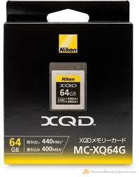 Nikon XQD Card 64GB High Speed R440 W400