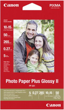 Canon 10x15 Photo Paper Plus Glossy II PP-201