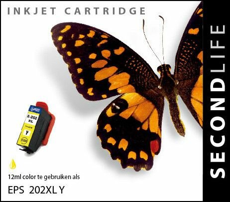 Secondlife inkt Epson 202 XL Yellow
