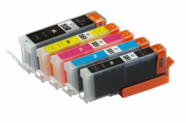 Secondlife inkt Multipack Canon PGI 550 Black & CLI 551 Serie
