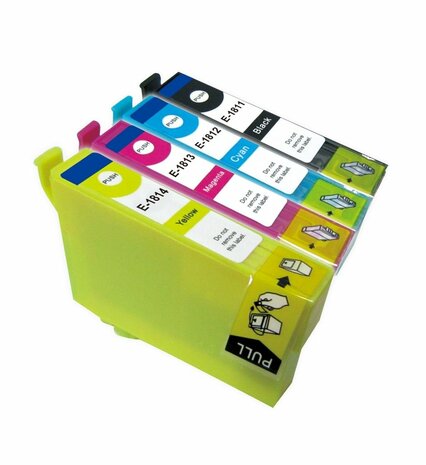 Secondlife inkt Multipack voor Epson T1811 T1812 T1813 T1814