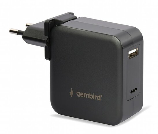 Gembird 60W Universal USB laptop Charger
