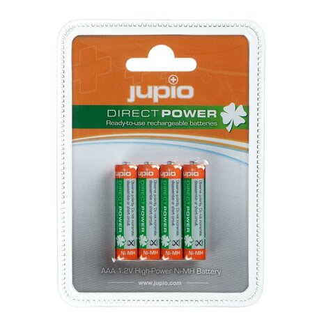 Jupio AAA 850 mAh Ready to Use oplaadbare batterijen 4 stuks