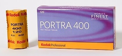 Kodak Portra 400 120 rolfilm - 1 film bulkverpakking