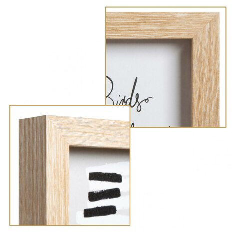 Henzo fotolijst Piano 2x 13x18 cm naturel