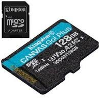 Kingston MicroSDXC Card 128GB Canvas Go! Plus U3 V30 A2