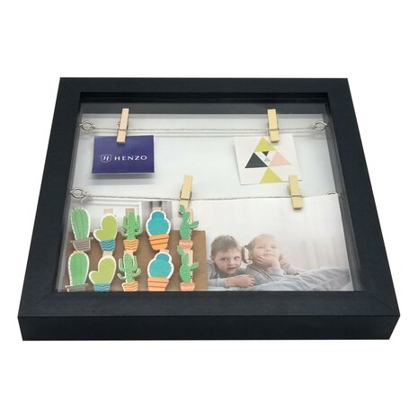 Henzo fotolijst Diorama 25x25x3 cm zwart