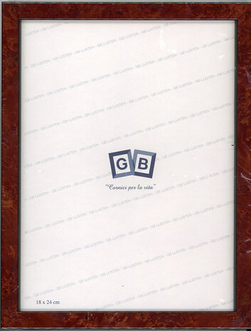 Wortelnoten houten lijst 30x40 cm