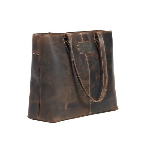 Gillis Trafalgar Shopper Camera Bag Leather Vintage Brown