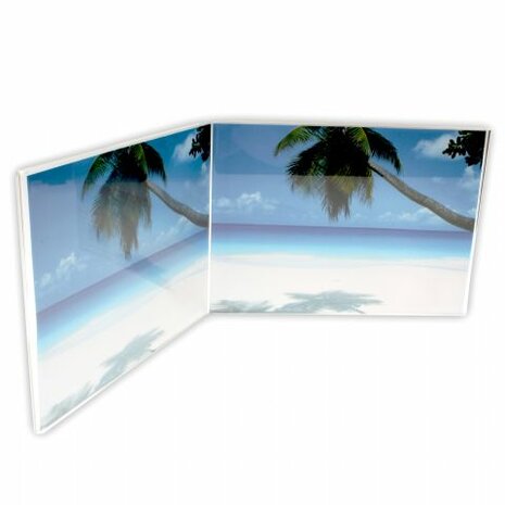 Acryl lijst 2x 10x15 cm liggend formaat