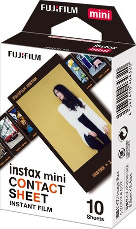 Fujifilm Instax mini Contact Sheet instant film 10 sheets