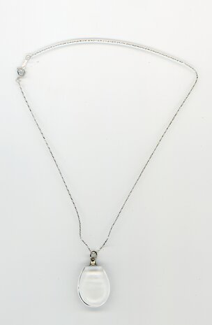 Medaillon ovaal met 2D foto in glas