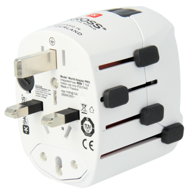 Skross Wereldadapter Pro + USB