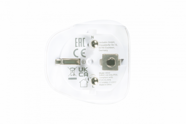 Verbatim World to Europe Travel Adapter WTEU-02