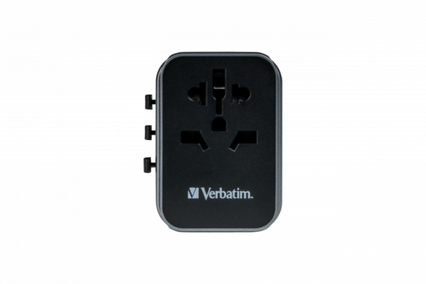 Verbatim UTA-03 Universal Travel Adapter incl USB-A+USB-C