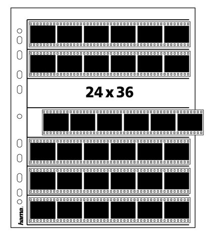 Hama 7x6 strips negatiefbladen kleinbeeld pergamijn
