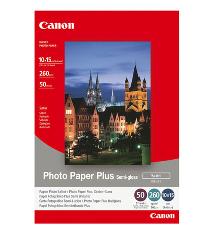 Canon 10x15 Photo Paper Plus Semi-Gloss Satin SG-201