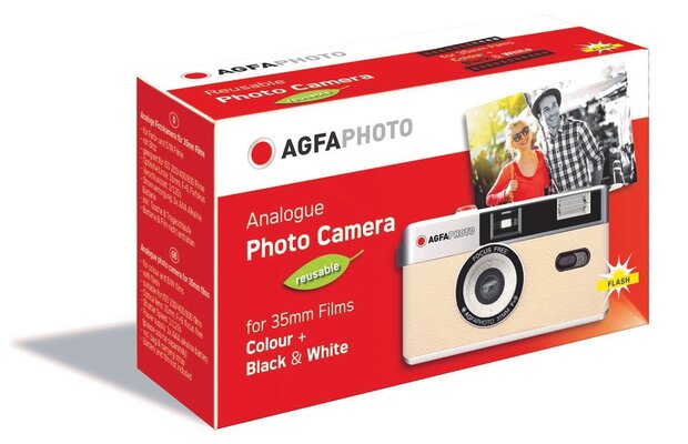 Agfaphoto Reusable Photo Camera beige