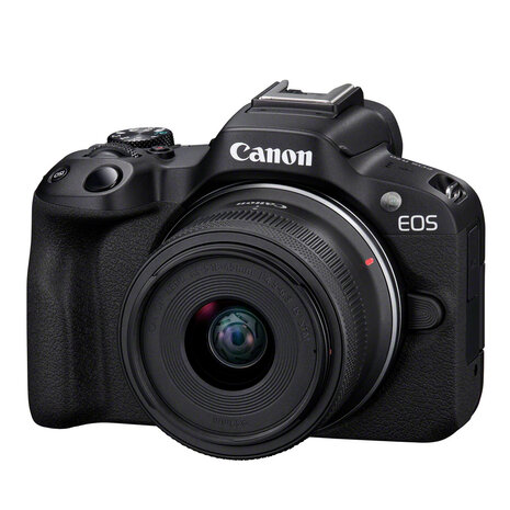 Canon EOS R50 ZWART + RF-S 18-45 IS STM