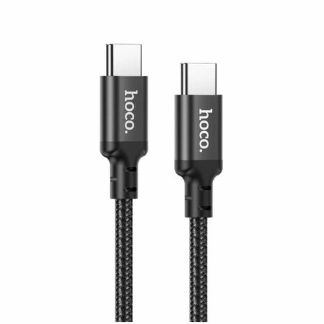 Hoco 60W Snellaadkabel USB-C naar USB-C nylon