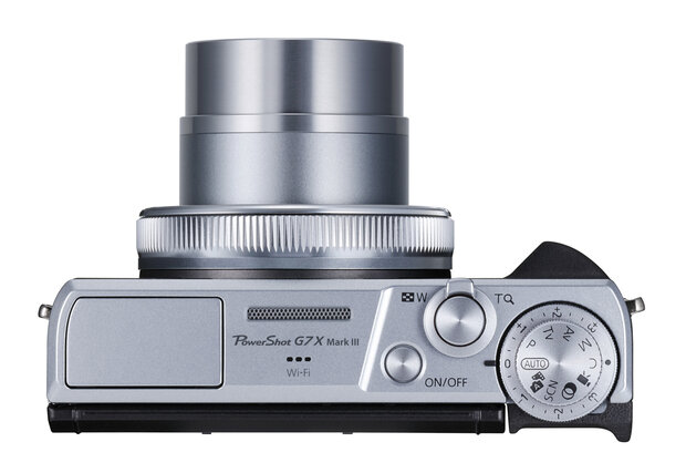 Canon Powershot G7X MIII zilver boven