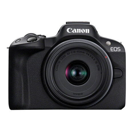 Canon EOS R50 ZWART + RF-S 18-45 IS STM