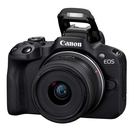 Canon EOS R50 ZWART + RF-S 18-45 IS STM