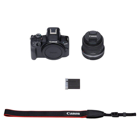 Canon EOS R50 ZWART + RF-S 18-45 IS STM